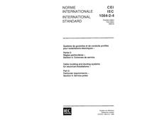 IEC 61084-2-4 Ed. 1.0 b:1996, Cable trunking and ducting systems for electrical installations - Part 2: Particular requirements - Section 4: Service poles