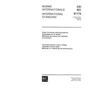 IEC 61176 Ed. 1.0 b:1993, Hand-held electric mains voltage operated circular saws - Methods for measuring the performance