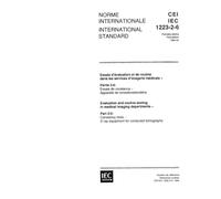 IEC 61223-2-6 Ed. 1.0 b:1994, Evaluation and routine testing in medical imaging departments - Part 2-6: Constancy tests - X-ray equipment for computed tomography
