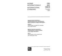 IEC 61262-6 Ed. 1.0 b:1994, Medical electrical equipment - Characteristics of electro-optical X-ray image intensifiers - Part 6: Determination of the contrast ratio and veiling glare index