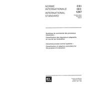 IEC 61297 Ed. 1.0 b:1995, Industrial-process control systems - Classification of adaptive controllers for the purpose of evaluation
