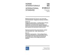 IEC 61326-2-2 Ed. 1.0 b:2005, Electrical equipment for measurement, control and laboratory use - EMC requirements - Part 2-2: Particular requirements - ... criteria for portable test, measuring and m