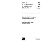 IEC 61435 Ed. 1.0 b:1996, Nuclear instrumentation - High-purity germanium crystals for radiation detectors
