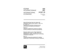 IEC 61557-10 Ed. 1.0 b:2000, Electrical safety in low voltage distribution systems up to 1 000 V a.c. and 1 500 V d.c. - Equipment for testing, ... measuring equipment for testing, measuring o