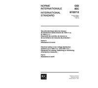 IEC 61557-5 Ed. 1.0 b:1997, Electrical safety in low voltage distribution systems up to 1000 V a.c. and 1500 V d.c. - Equipment for testing, measuring ... measures - Part 5: Resistance to earth