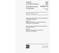 IEC 61558-2-19 Ed. 1.0 b:2000, Safety of power transformers, power supply units and similar devices - Part 2-19: Particular requirements for perturbation attenuation transformers