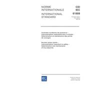 IEC 61888 Ed. 1.0 b:2002, Nuclear power plants - Instrumentation important to safety - Determination and maintenance of trip setpoints