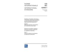 IEC 62068-1 Ed. 1.0 b:2003, Electrical insulation systems - Electrical stresses produced by repetitive impulses - Part 1: General method of evaluation of electrical endurance
