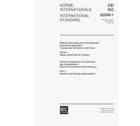 IEC 62086-1 Ed. 1.0 b:2001, Electrical apparatus for explosive gas atmospheres - Electrical resistance trace heating - Part 1: General and testing requirements