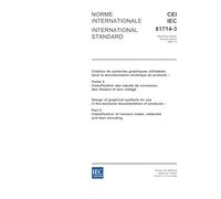 IEC 81714-3 Ed. 2.0 b:2004, Design of graphical symbols for use in the technical documentation of products - Part 3: Classification of connect nodes, networks and their encoding