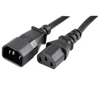 IEC C14 Spina A IEC C13 Bussola 1M 10A Nero Cavo Gruppo PE01088 1M Confezione 1