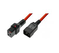 IEC Lock Prolunga Settore C19/C20 2 m Rosso