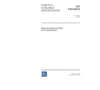 IEC/PAS 62412 Ed. 1.0 en:2005, Real-time Ethernet P-NET on IP specification