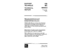 IEC/TR 60444-4 Ed. 1.0 b:1988, Measurement of quartz crystal unit parameters by zero phase technique in a pi-network. Part 4: Method for the ... RL and the calculation of other derived