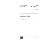 IEC/TR 60664-2-2 Ed. 1.0 en:2002, Insulation coordination for equipment within low-voltage systems - Part 2-2: Interface considerations - Application guide