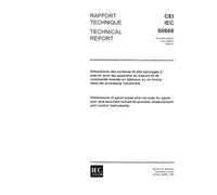 IEC/TR 60668 Ed. 1.0 b:1980, Dimensions of panel areas and cut-outs for panel and rack-mounted industrial-process measurement and control instruments