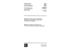 IEC/TR 60854 Ed. 1.0 b:1986, Methods of measuring the performance of ultrasonic pulse-echo diagnostic equipment