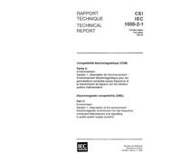 IEC/TR 61000-2-1 Ed. 1.0 b:1990, Electromagnetic compatibility (EMC) - Part 2: Environment - Section 1: Description of the environment - ... and signalling in public power supply systems