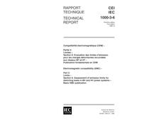 IEC/TR 61000-3-6 Ed. 1.0 b:1996, Electromagnetic compatibility (EMC) - Part 3: Limits - Section 6: Assessment of emission limits for distorting loads in MV and HV power systems - Basic EMC publication