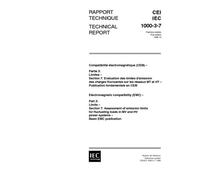 IEC/TR 61000-3-7 Ed. 1.0 b:1996, Electromagnetic compatibility (EMC) - Part 3: Limits - Section 7: Assessment of emission limits for fluctuating loads ... and HV power systems - Basic EMC publication