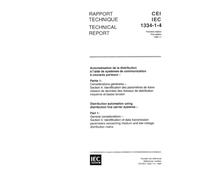 IEC/TR 61334-1-4 Ed. 1.0 b:1995, Distribution automation using distribution line carrier systems - Part 1: General considerations - Section 4: ... medium and low-voltage distribution mains