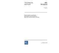 IEC/TR 62210 Ed. 1.0 en:2003, Power system control and associated communications - Data and communication security