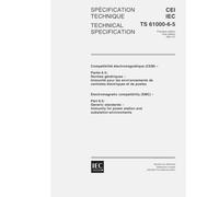 IEC/TS 61000-6-5 Ed. 1.0 b:2001, Electromagnetic compatibility (EMC) - Part 6-5: Generic standards - Immunity for power station and substation environments