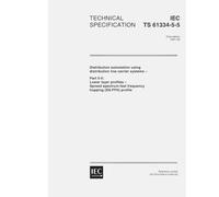IEC/TS 61334-5-5 Ed. 1.0 en:2001, Distribution automation using distribution line carrier systems - Part 5-5: Lower layer profiles - Spread spectrum - fast frequency hopping (SS-FFH) profile