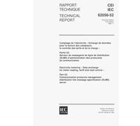 IEC/TS 62056-52 Ed. 1.0 b:1998, Electricity metering - Data exchange for meter reading, tariff and load control - Part 52: Communication protocols management ... line message specification (DLMS) server
