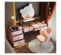 IEDHNGXN sedia da scrivania, organizer per il trucco Cassetti Accessori Tavolo da toeletta Consolle Computer Comodino Donna Alto Dressing Unghie Comoda Pra Quarto(80cm style25)