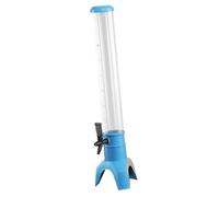 IEEDFJKK Godetevi bevande fredde con il distributore di birra a torre, dotato di corpo trasparente antigraffio, torre da tavolo per bevande, Blu, 80x20cm