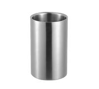 IEEDFJKK Raffreddatore per bottiglie in acciaio inossidabile Elegante secchiello per il ghiaccio per vino e champagne Raffreddatore in acciaio inossidabile ecc. Portabottiglie refrigerante per birra e