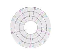 IEEDFJKK Righello per la modellazione dell'argilla in ceramica, essenziale per la rifinitura della ceramica, disco, righello per artisti, strumento per modellare l'argilla in, gadget fai da te per