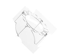 IEEDFJKK Supporto per cosce di pollo in acciaio inossidabile, ottima scelta per forni da interno e attrezzature per barbecue da esterno, griglia per cosce di pollo, utensili per grigliare, barbecue