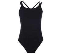 iEFiEL Body da Ginnastica Artistica Bambina Abito da Balletto Leotard Abito da Ballo Danza Classica in Cotone Costume Performance Senza Manica Ragazza 3-14 Anni Dancewear nero 12-14 anni