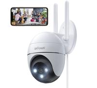 ieGeek 2K Telecamera Wi-Fi Esterno 360° PTZ Videocamera Sorveglianza WiFi ZS-GQ2