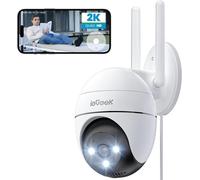 ieGeek 2K Telecamera Wi-Fi Esterno 360° PTZ Visione Notturna Audio bidirezionale