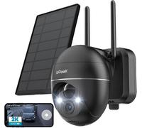 ieGeek 2K Telecamere Wifi Esterno Senza Fili con Pannello Solare Batteria 9000mA