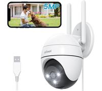 ieGeek 5MP Telecamera WiFi Esterno Videocamera Visione Notturna Colori 360° P