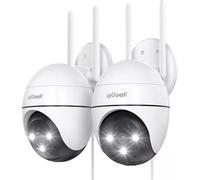 ieGeek 5MP Telecamera WiFi Esterno Videocamera Visione Notturna Colori 360° P