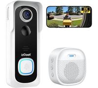 ieG ell J9 2K Videocitofono con Telecamera Wireless IP66 Impermeabile Alexa