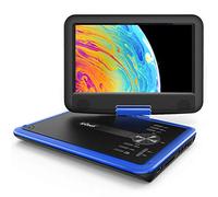 ieGeek Lettore DVD portatile da 11,5 pollici con batteria 5 ore, scheda SD, ingresso USB e uscita AV, schermo girevole a 360°, funzione di ripresa, indipendentemente dalla regione