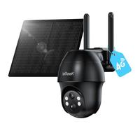 ieGeek Telecamera 4G Esterno Senza Fili 2K 3MP Pannello Solare con Sim