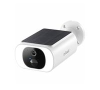 ieGeek Telecamera Wifi Esterna Senza Fili, Pannello Solare Incorporato, 3MP Videocamera Sorveglianza Esterna con Batteria, Rilevamento Smart PIR, Visione Notte Colori, Compatibilità Alexa, 2,4Ghz