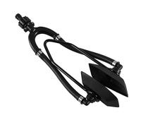 Iegefirm Motore fuoribordo per la pulizia del motore fuoribordo per la pulizia della barca, set di acqua, Ears Flow, motore per barche doppie orecchie, Flushing
