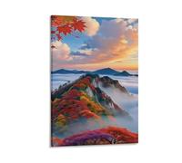 IEJKLUVWX mari Nube Tela Dipinti Ad montagne Poster Da Parete Quadro Di Per Home Room Decor Regalo Per La Festa Della Mamma 20x30inch(50x75cm)