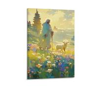 IEJKLUVWX Redenzione Dipinti A Olio Gesù Su Tela Decorazioni Da Parete Quadro Di Per Home Room Decor Regali Natalizi 16x24inch(40x60cm)