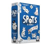 IELLO Dadi Spots o Ancora - Gioco di Dadi e Cani Tutti, Stop o Ancora e Posizionamento su Carte, 1-4 Giocatori - Illustrazioni Adorabili
