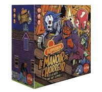 IELLO FlipperBox Le Manoir de l'Horreur - Versione francese - Gioco di Società di Abilità con Dadi e Brocchette - Flipper in Cartone, Mostri & Casa Stregata | 2-4 Giocatori | 15 min | Da 6 Anni