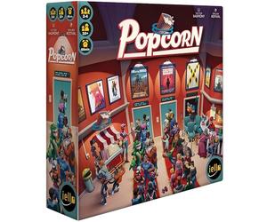 IELLO: Popcorn - Gioco da tavolo per costruire e posizionare borse, gestire un cinema, attirare ospiti al cinema, gioco competitivo, famiglia dai 10 anni in su, 2-4 giocatori